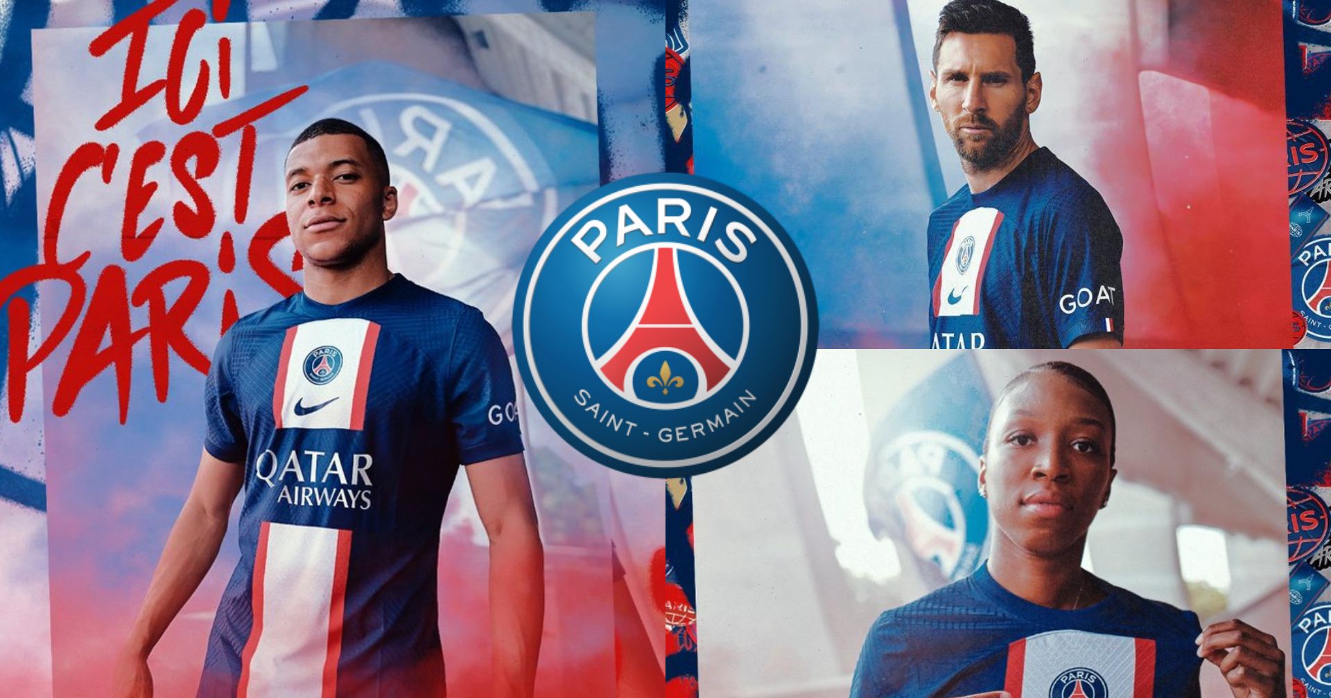 PSG launch new GOAT kit featuring Kylian Mbappe & Lionel Messi