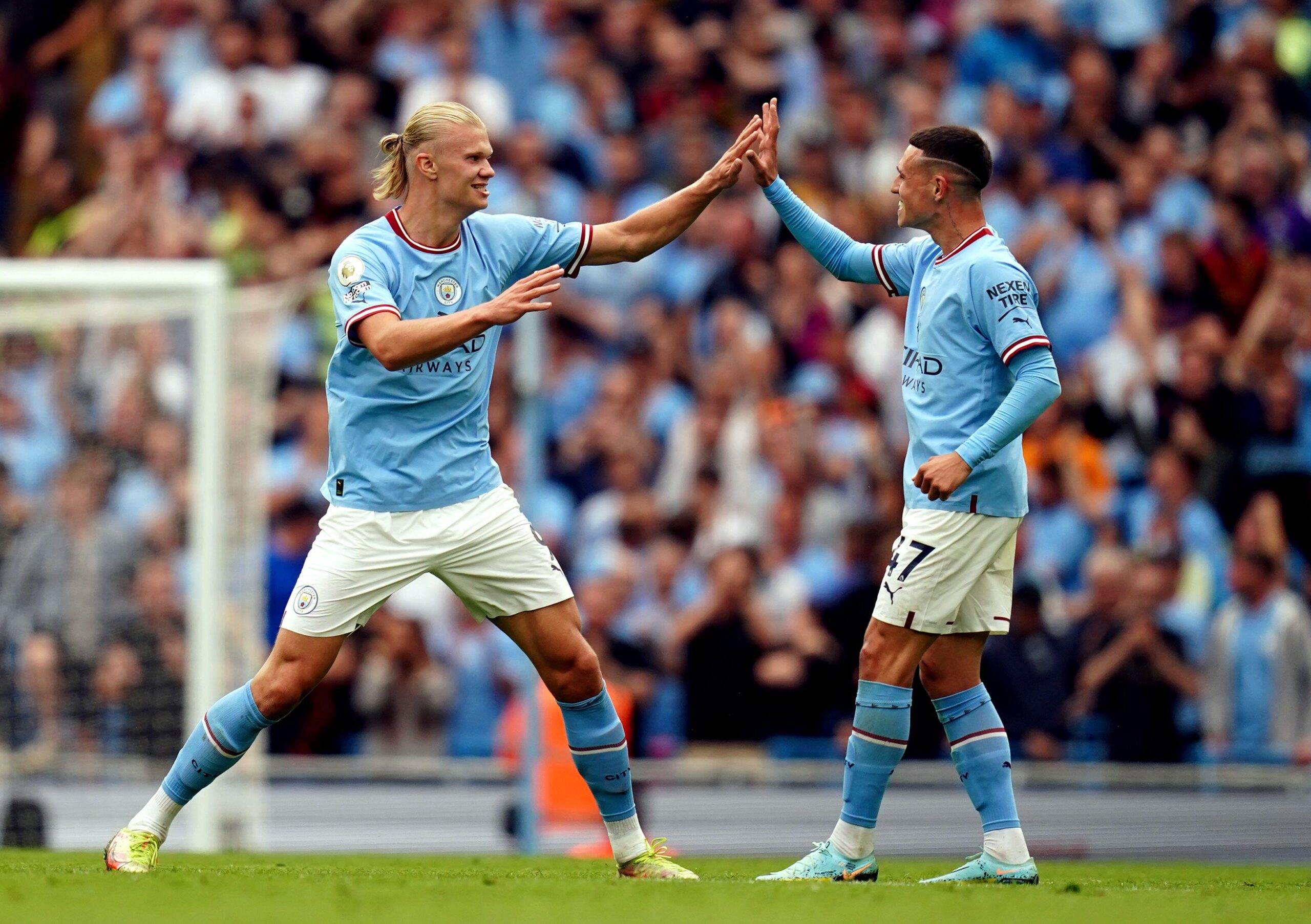 Man City Man Utd Haaland And Foden Run Riot As City Claim Massive