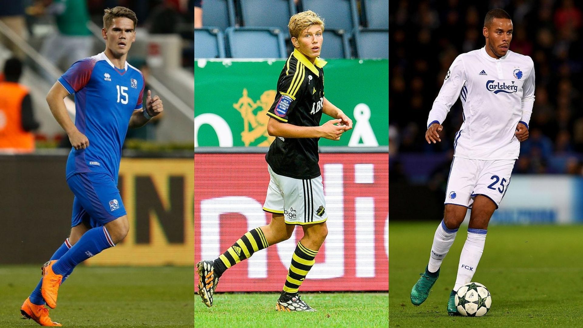 Viðar Örn Kjartansson Anton Saletros Mathias Zanka Jørgensen