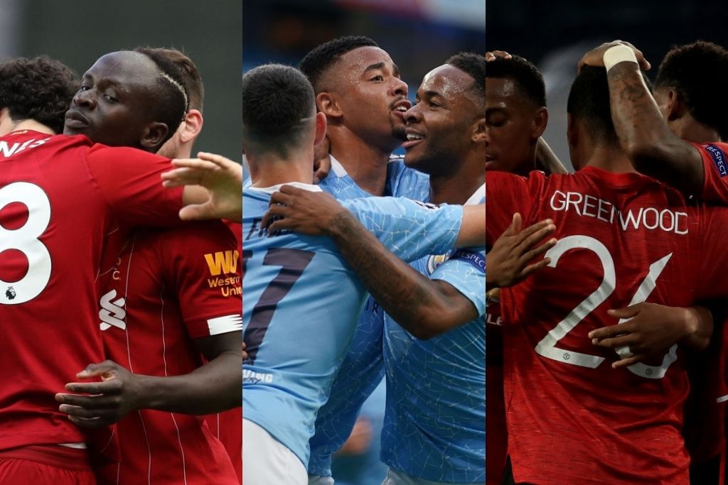 Liverpool, Manchester United, Manchester City