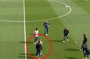 Dani Ceballos og Eddie Nketiah, Arsenal