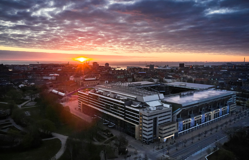 Danish Football Grounds From The air