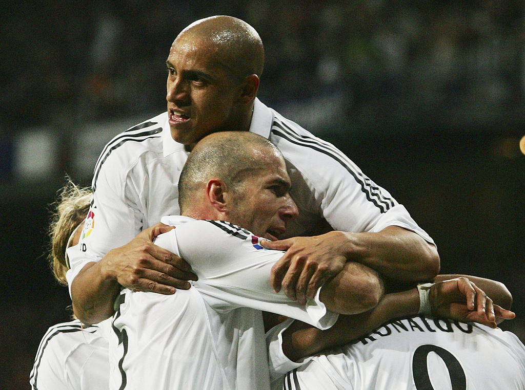 Roberto Carlos og Zinedine ZIdane, Real Madrid