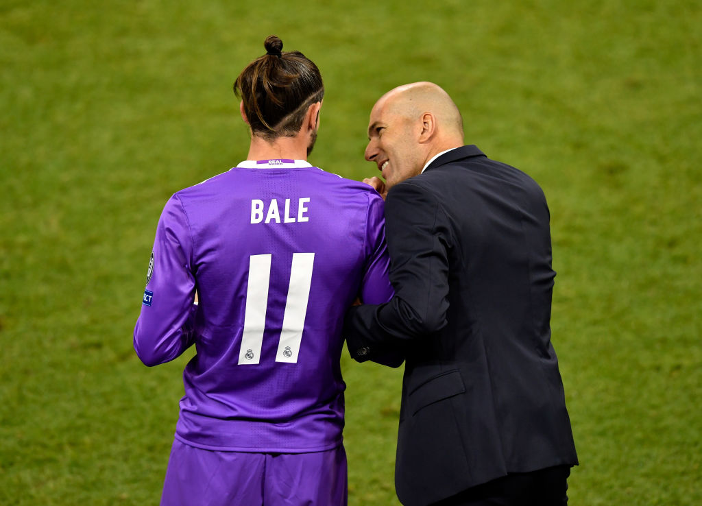 Zinedine Zidane og Gareth Bale, Real Madrid