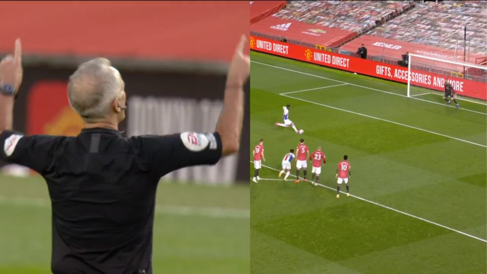 Crystal Palace-straffe mod Manchester United