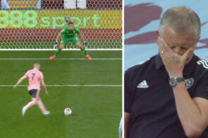 Emiliano Martínez, Aston Villa, redder straffe mod Sheffield United