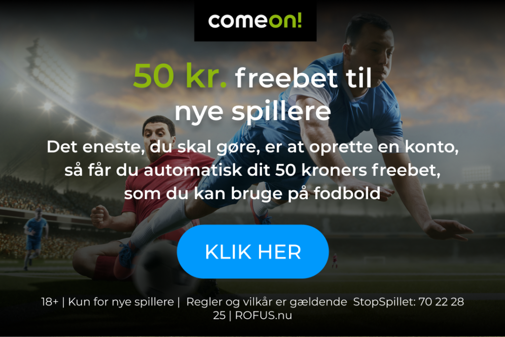 freebet fra comeon!