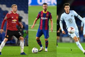 Donny van de Beek, Miralem Pjanic og Kai Havertz