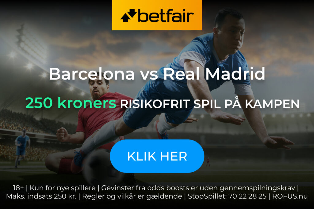 Betfair-tilbud til El Clásico
