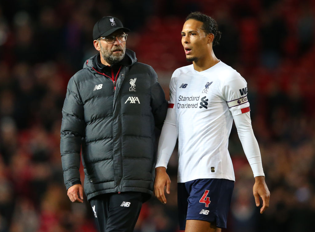 Jürgen Klopp og Virgil van Dijk, Liverpool