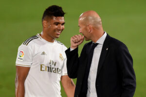 Casemiro og Zinedine Zidane, Real Madrid