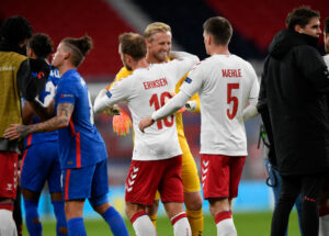 Kasper Schmeichel Christian Eriksen Danmark