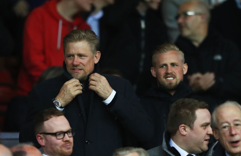 Peter og Kasper Schmeichel