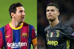 Lionel Messi, FC Barcelona, og Cristiano Ronaldo, Juventus