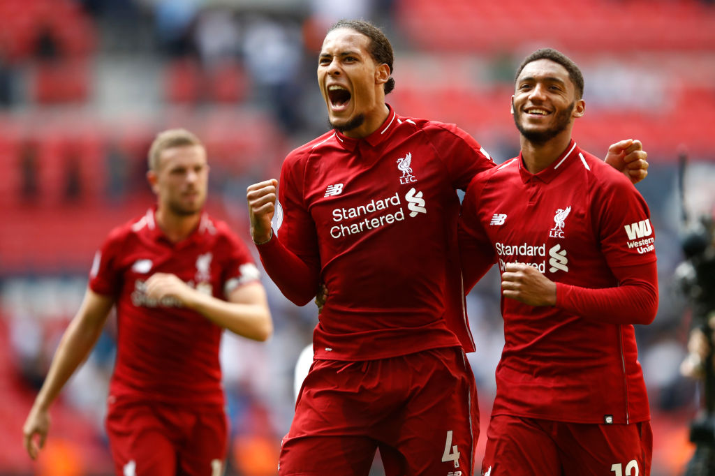 Virgil van Dijk Joe Gomez Liverpool