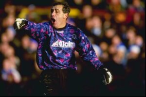 22 Dec 1996: Peter Shilton, Leyton Orient goalkeeper, in action in his 1000th League game against Brighton. The 1st division game ended 2-0 to Leyton Orient. Mandatory credit: Gary M. Prior/Allsport