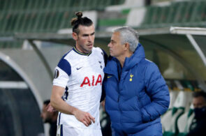 Gareth Bale og José Mourinho, Tottenham