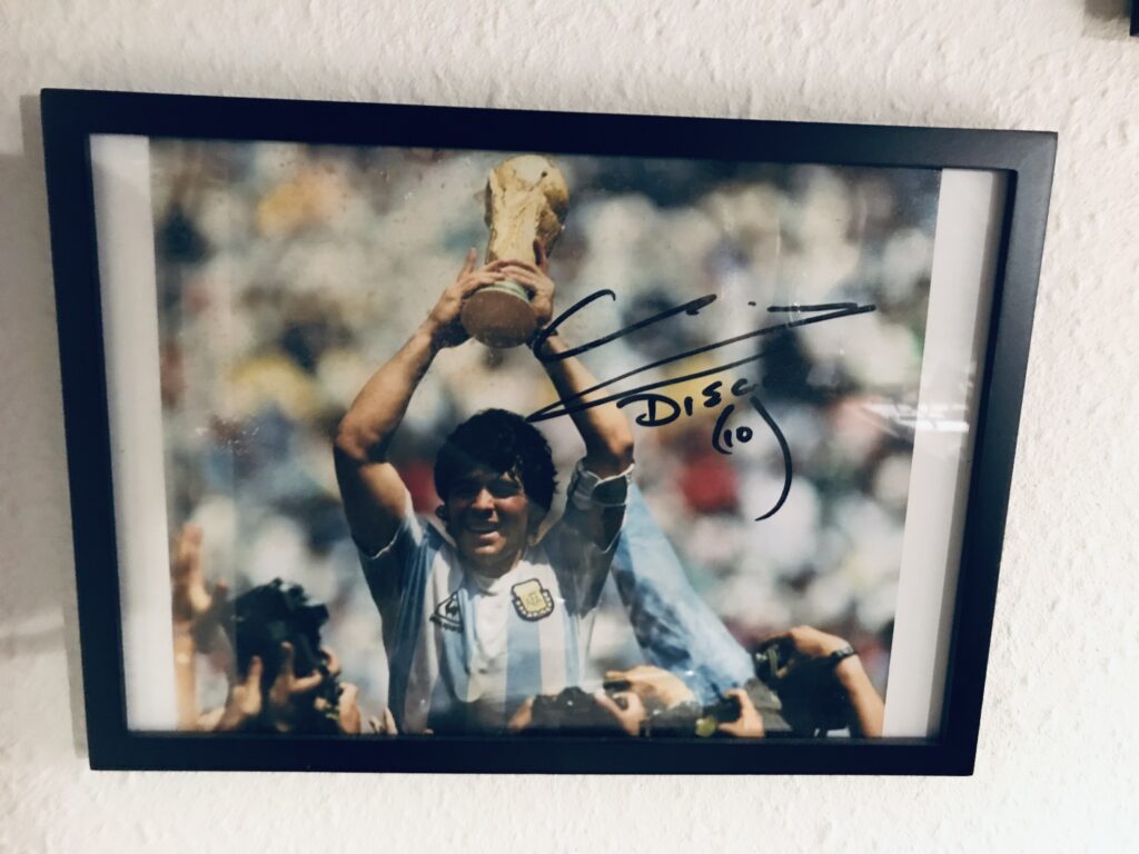Billede af Diego Maradona fra Toben Aakjær