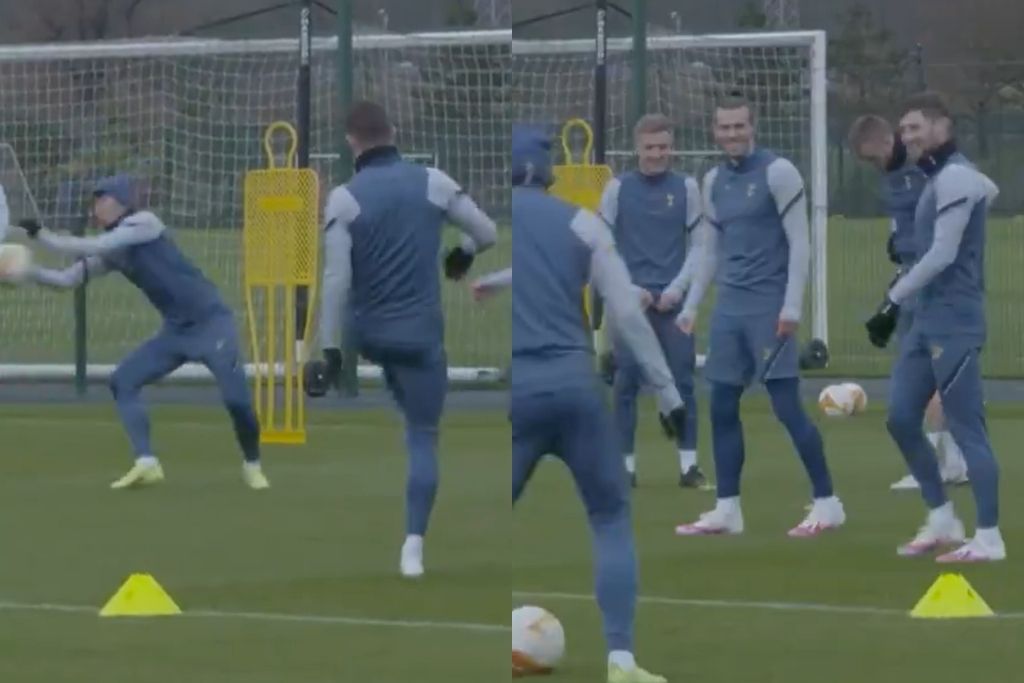 Gareth Bale til Tottenham-træning