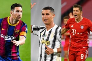 Lionel Messi, Barcelona, Cristiano Ronaldo, Juventus, Robert Lewandowski, Bayern München