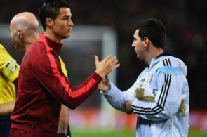 Cristiano Ronaldo og Lionel Messi