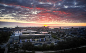 Danish Football Grounds From The air