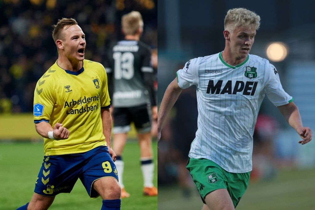 Uffe Bech, Brøndby, og Jens Odgaard, Sassuolo