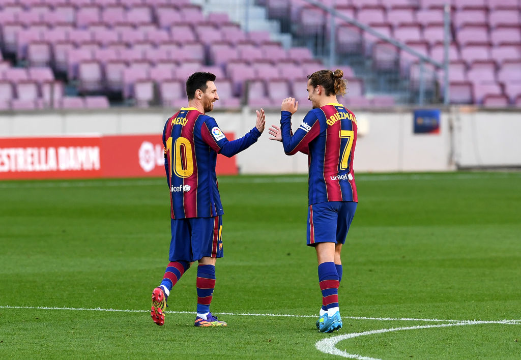 Lionel Messi og Antoine Griezmann, Barcelona