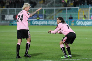 Simon Kjær og Edinson Cavani, Palermo