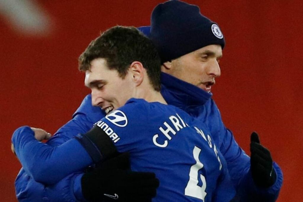 Andreas Christensen og Thomas Tuchel, Chelsea
