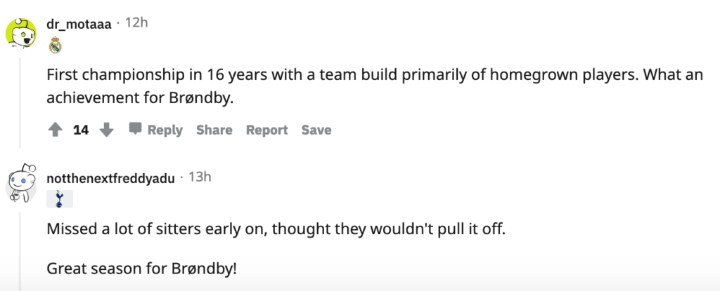 Fans fra hele verden jubler over Brøndby-mesterskab: 'What an achievement!'