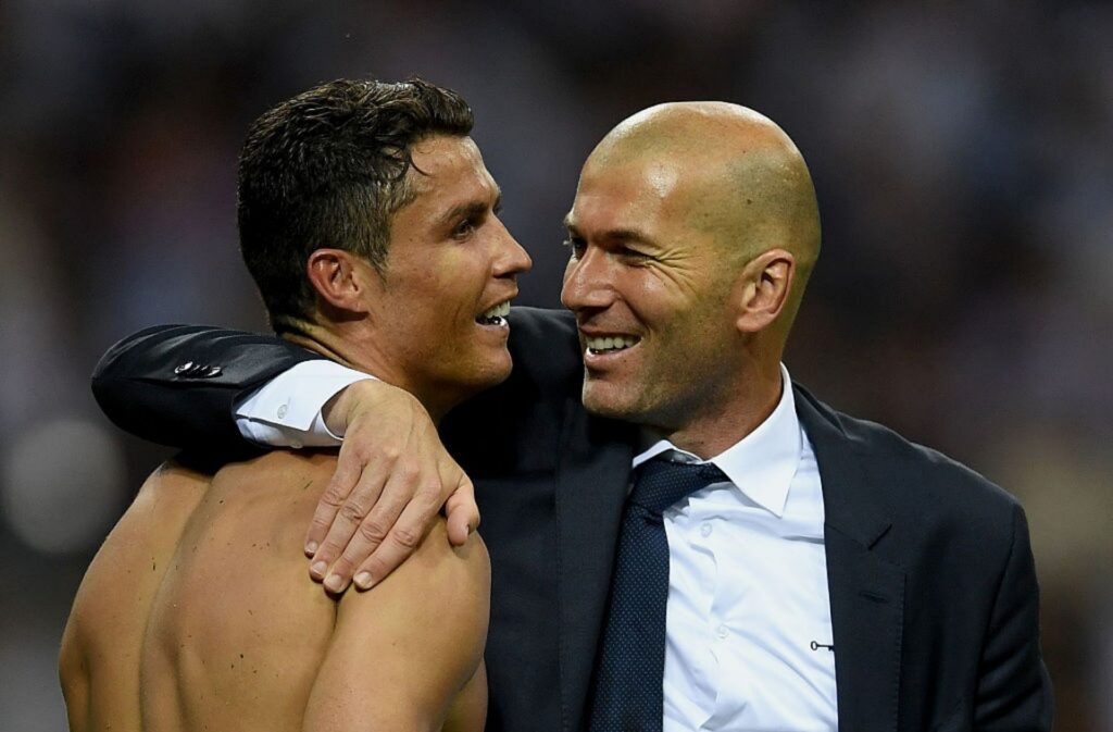 Zinedine Zidane, Cristiano Ronaldo, Real Madrid