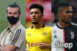 Gareth Bale, Jadon Sancho, Douglas Costa