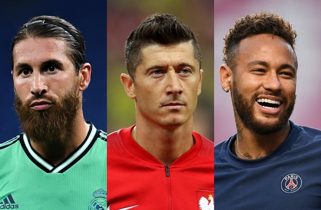 Sergio Ramos, Robert Lewandowski, Neymar, Manchester United, Louis van Gaal