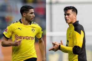Achraf Hakimi & Reinier of Borussia Dortmund
