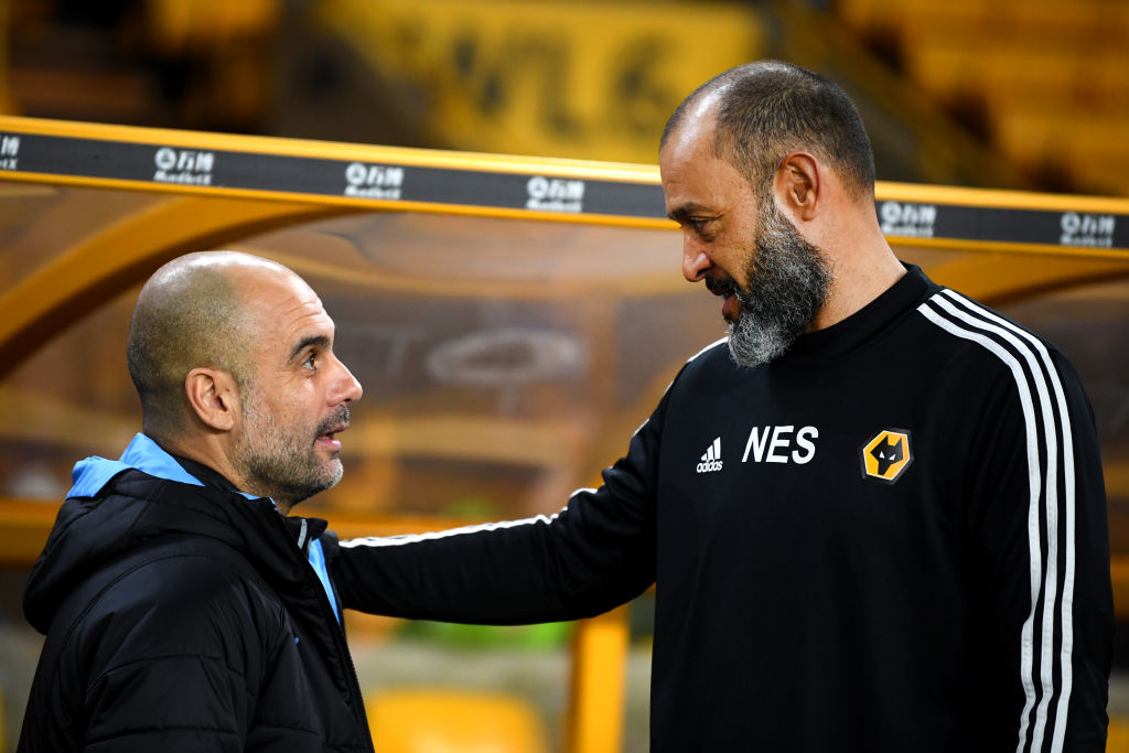 Nuno Espirito Santo, Pep Guardiola, Manchester City, Wolves