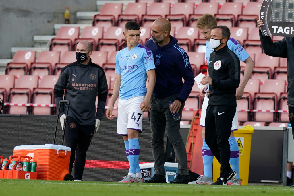 Phil Foden, Pep Guardiola, Manchester City