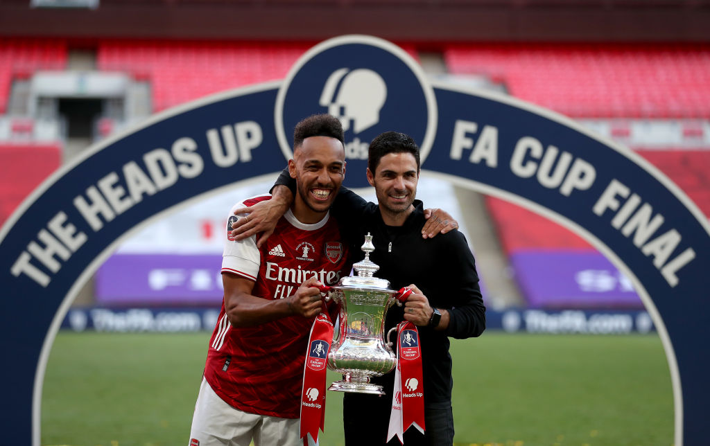 Pierre-Emerick Aubameyang, Mikel Arteta, Arsenal