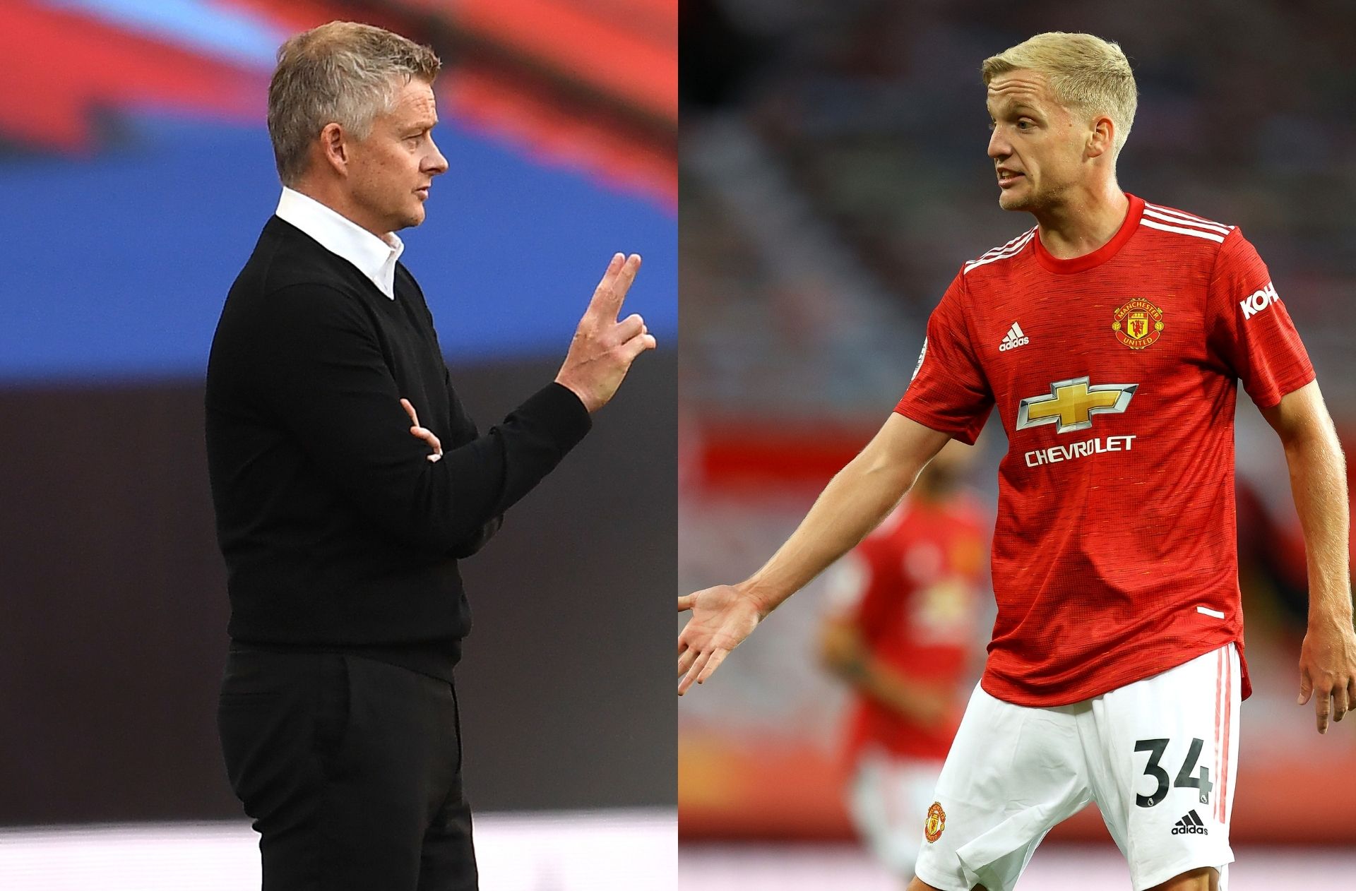 Ole Gunnar Solskjaer & Donny van de Beek - Manchester United