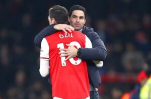 Mesut Ozil, Mikel Arteta