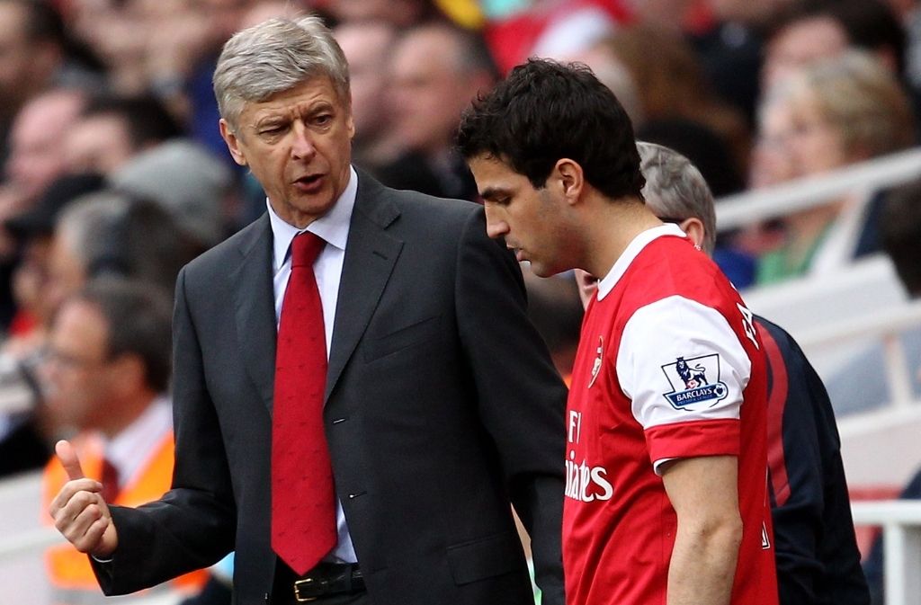 Cesc Fabregas, Arsene Wenger, Arsenal