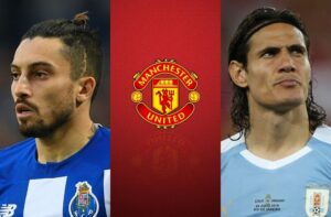 Alex Telles, Edinson Cavani, Manchester United