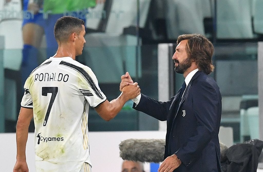 Andrea Pirlo, Cristiano Ronaldo, Juventus