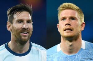 Lionel Messi, Kevin De Bruyne, Manchester City