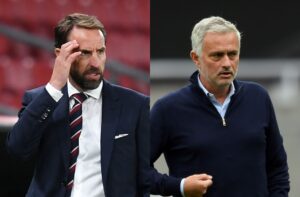 Gareth Southgate of England, Jose Mourinho of Tottenham
