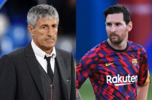Quique Setien, Lionel Messi, FC Barcelona