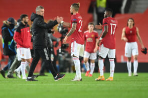 Ole Gunnar Solskjaer, Victor Lindelof, Aaron Wan-Bissaka