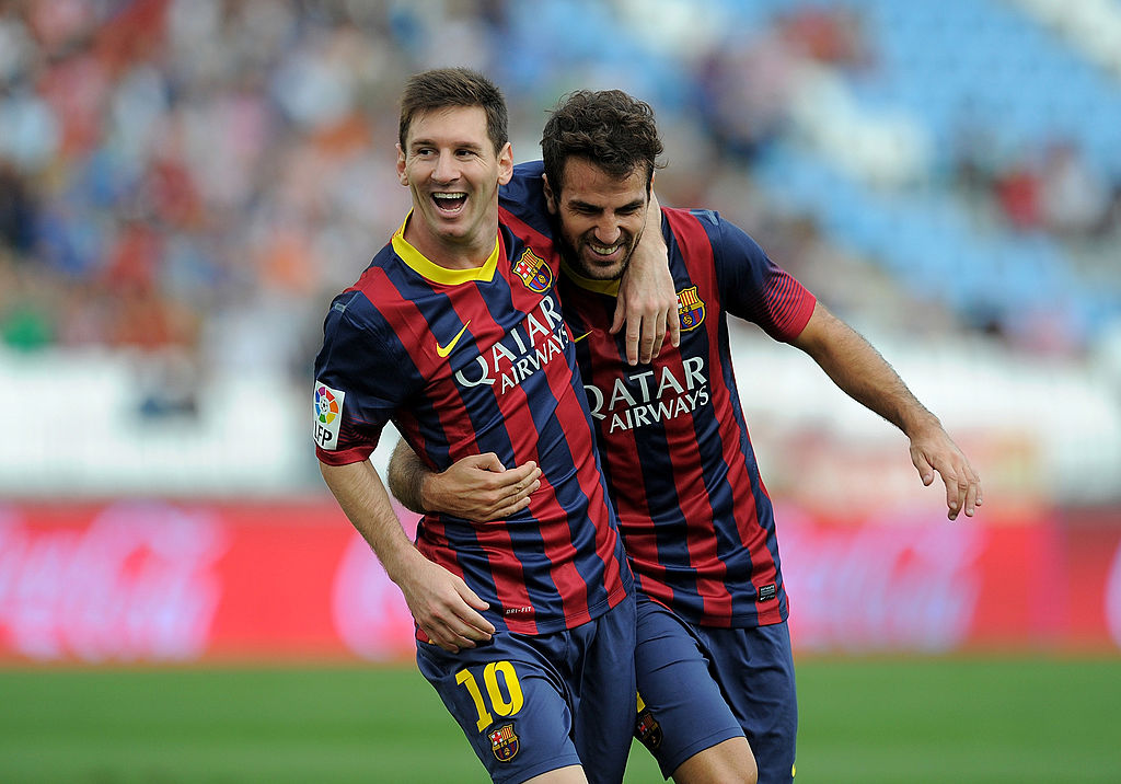 Cesc Fabregas, Lionel Messi, FC Barcelona