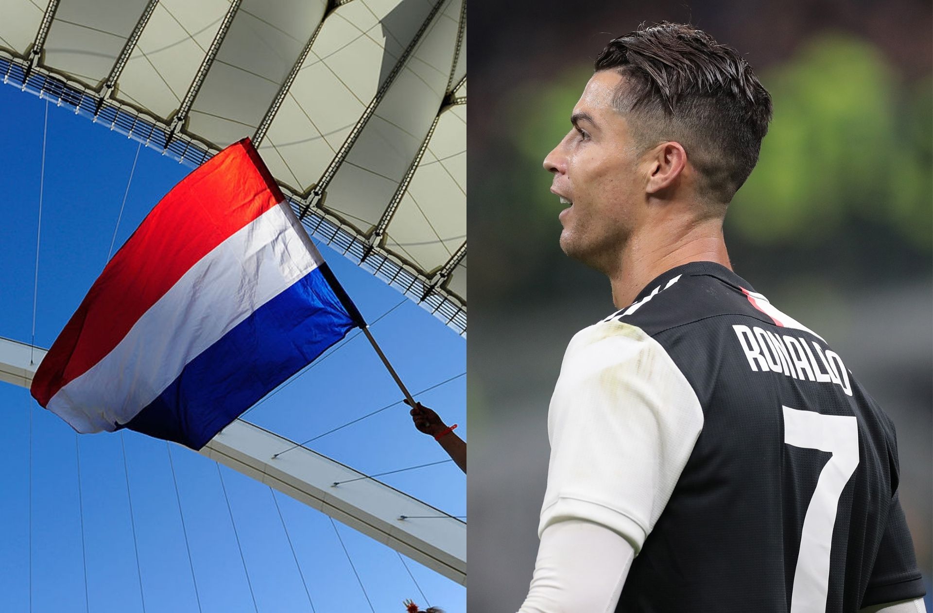 Netherlands flag, Cristiano Ronaldo