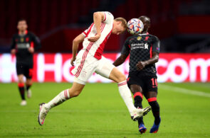 Perr Schuurs, Sadio Mane, Ajax vs Liverpool, UEFA Champions League
